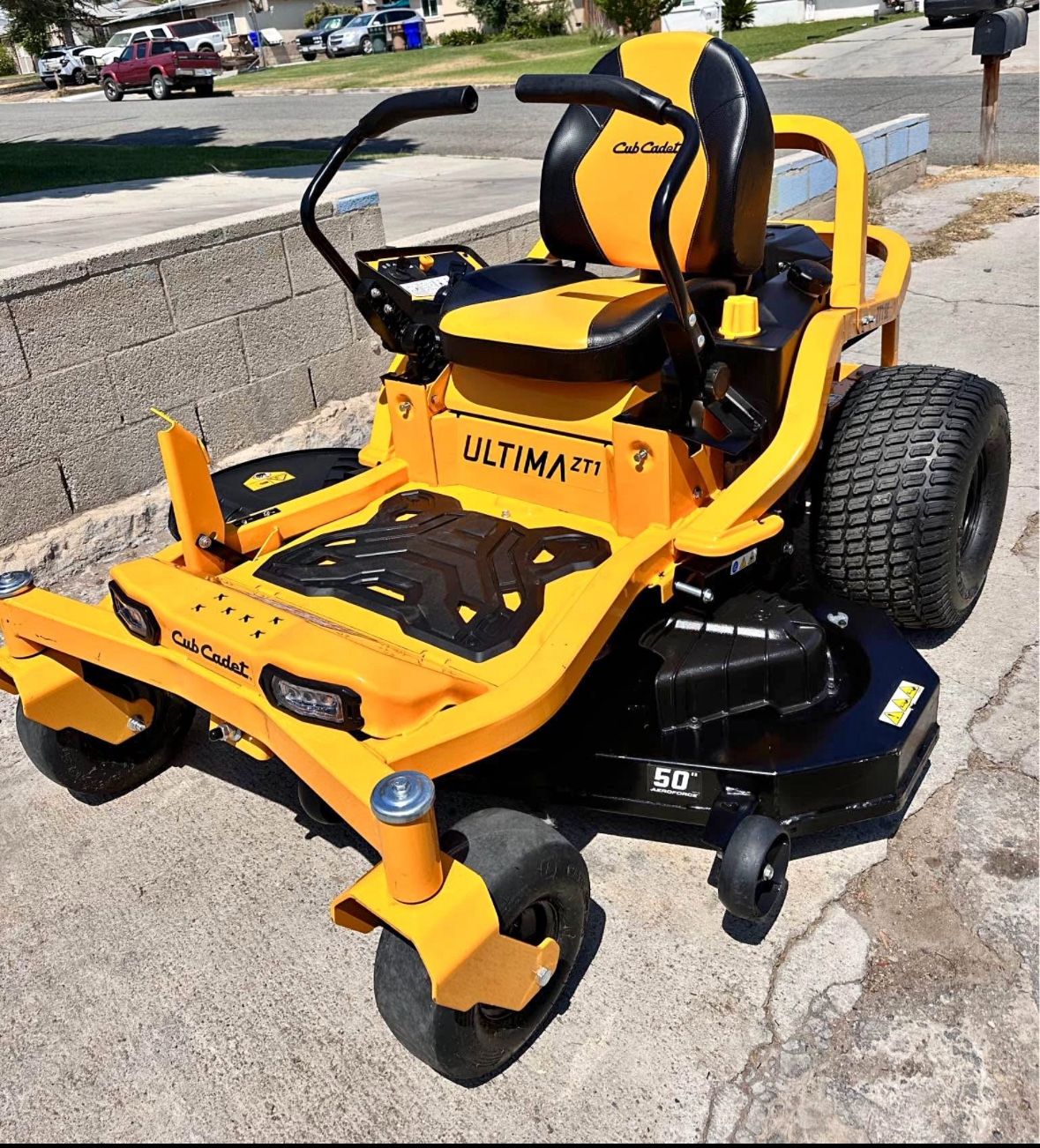 Ultima ZT1 50 in. Fabricated Deck 23HP V-Twin Kawasaki FR Series Engine Dual Hydro Drive Gas Zero Turn Riding Lawn Mower