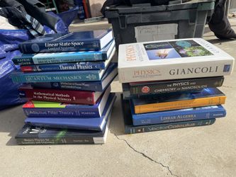 Hardcover Math & Physics Textbooks