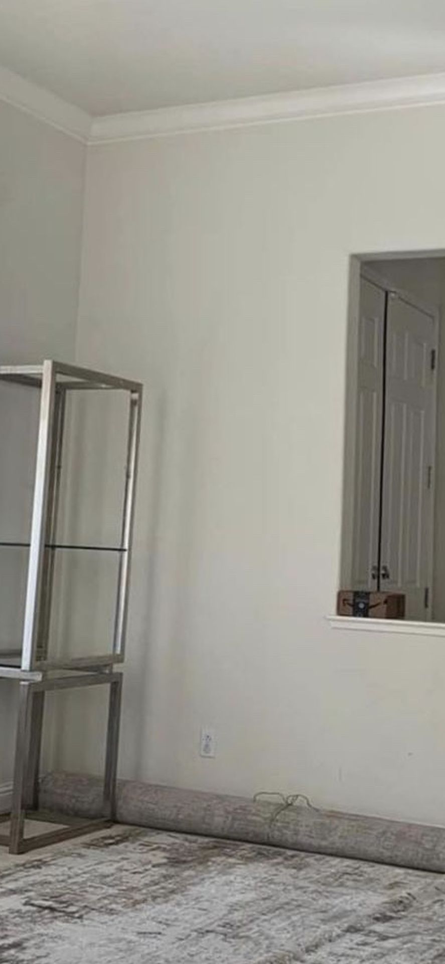 Large leaner wall mirror