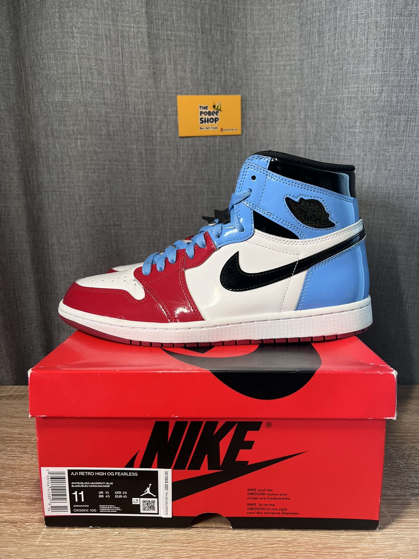 Jordan 1 Retro OG High Fearless UNC Chicago Size 11 CK5666 LIGHTLY WORN for Sale in Diamond Bar, CA - OfferUp