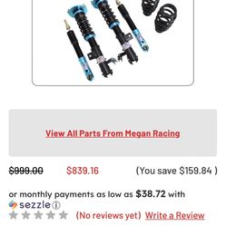 2018-2023 Toyota Camry Coilover