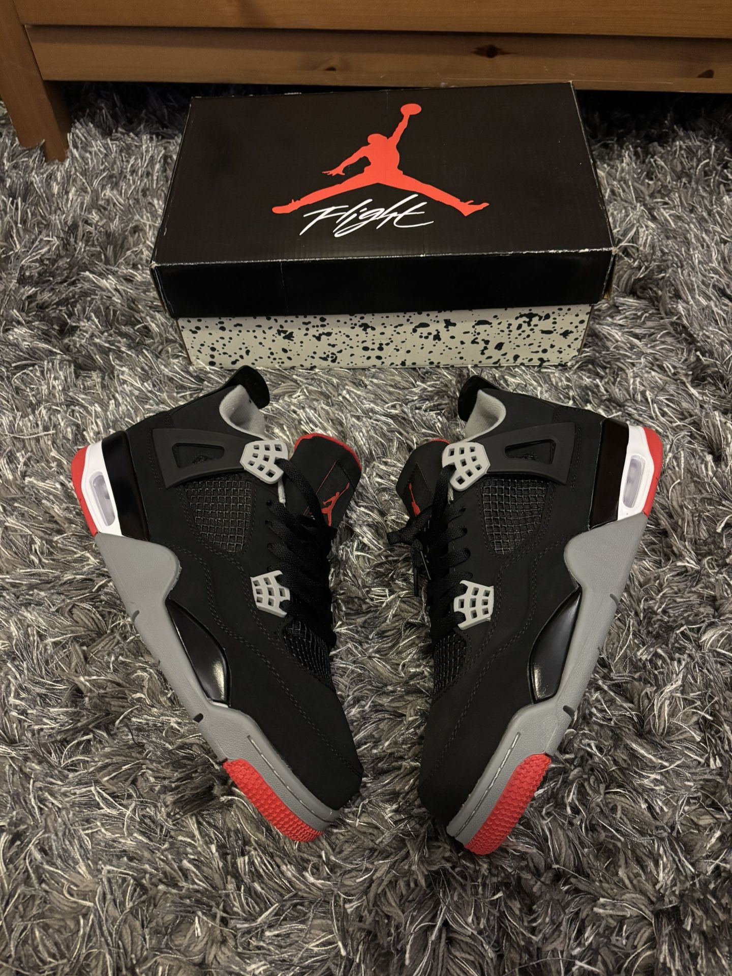 Bred Jordan 4 Shoes Size 11 Men’s Sneakers