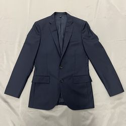 J Crew Ludlow Loro Pianna Blaser Jacket Italian Wool 4 Seasons Navy Blue 36R