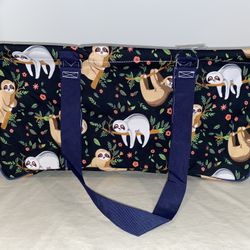 Reusable Utility Tote (sloths)