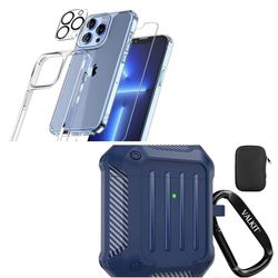 5 in 1 iPhone 13 Pro Case & AirPod 2 Case Cover