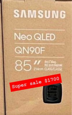 Samsung - 85” Class QN90F Series Neo QLED Mini LED 4K UHD SamsungVision AI Smart Tizen TV