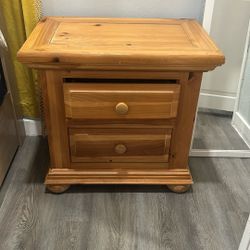 Wooden Nightstand