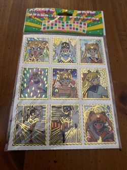 NEW IN PACKAGE SAILOR MOON STICKERS FROM THE LATE 1990’s