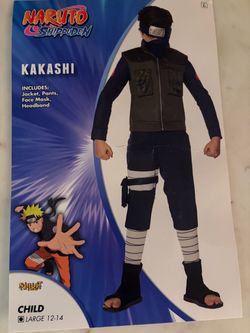 Naruto Shippuden Kakashi Kids Costume Large 12-14