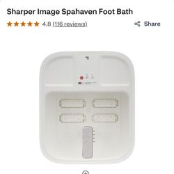 Sharper Image Foot Spa