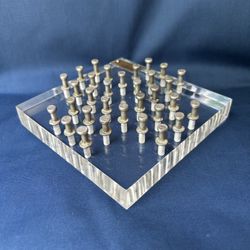 Peg Solitaire Puzzle Game - Vintage, Handcrafted