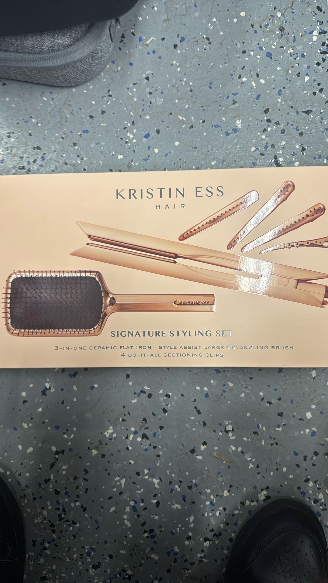 Three And One Ceramic Flat Iron Styling Kit