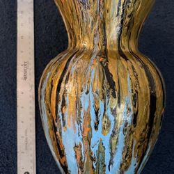 NEW DISCOUNT - Handmade Resin Over Glass Vase 