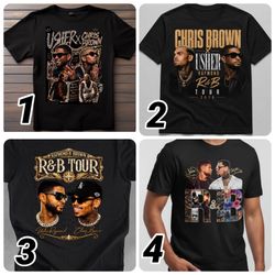 Usher Chris Brown shirts