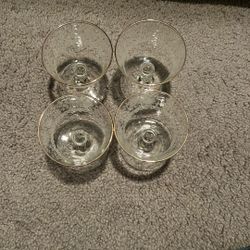 Heisey Orchid sherbet glass