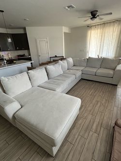 MOVING SALE - Large Sectional Sofa OBO