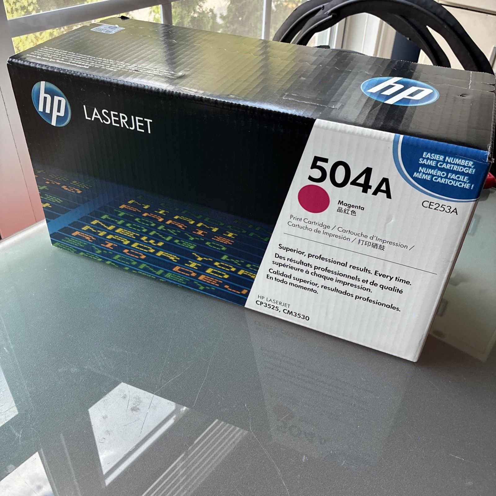 NEW HP CE253A Magenta 504a Toner Cartridge 