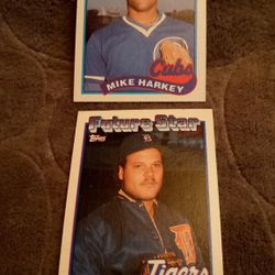 Vintage Topps Baseball (Future Stars) Cards 2pc