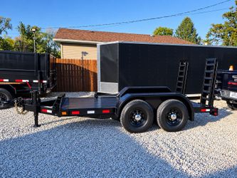 Equipment trailer or skidsteer trailer 6.3ft  x 12.3ft .    10k capacity