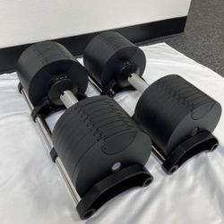 Adjustable Dumbbells-90 Lbs 