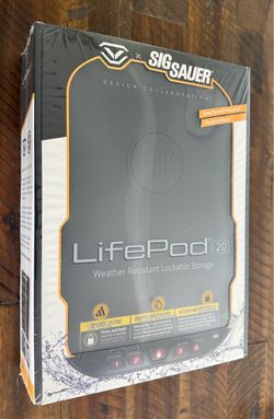Portable Safe- Vaultek LifePod 2.0 Sig Sauer Edition