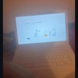 White HP Chromebook 