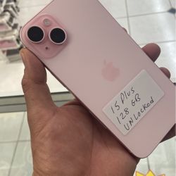 Pink 15 Plus Unlocked. Cash Or $10 Down W Approval 