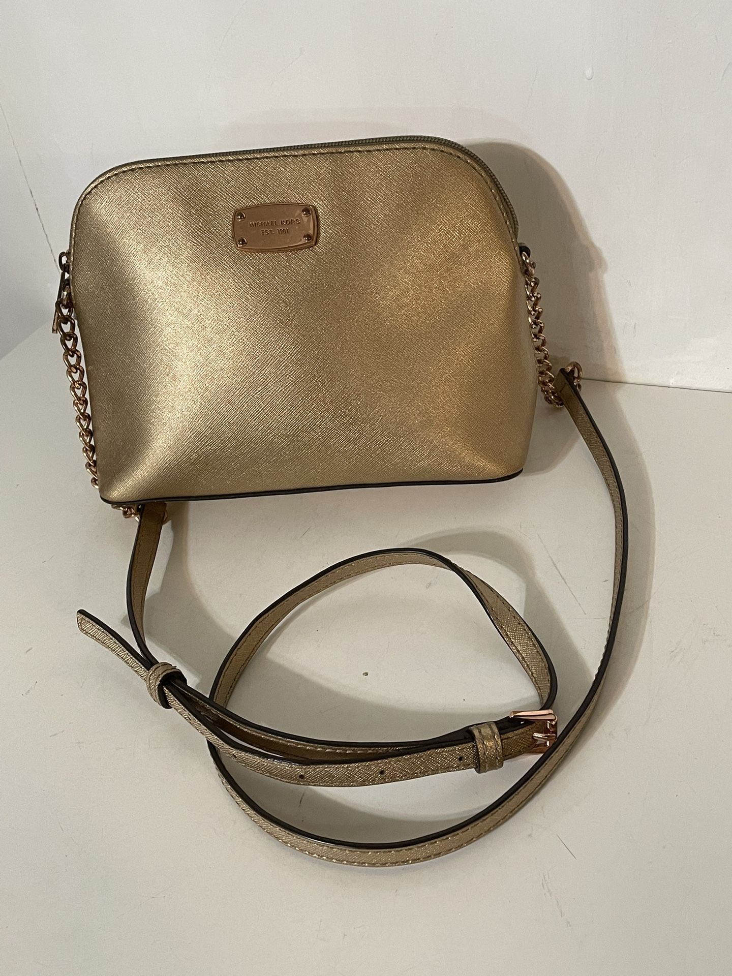 Michael Kors Purse- Used But Cute - Bronze Time