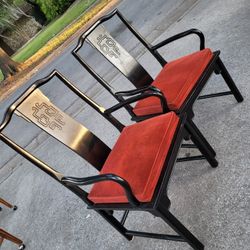 Pair of Vintage Chisneros Chairs