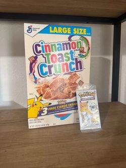 Pokémon Cereal with pack