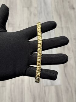 14K Gold filled Chino Bar link bracelet