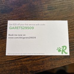 dog sitter/house sitter
