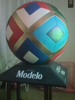 Cerveza Modelo Oversized Soccer Ball Display