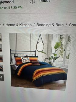 5 Piece Comforter Set King 