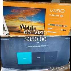 65 ‘ Inch  Vizo  4K Smart Tv 📺 ..$350.00!!
