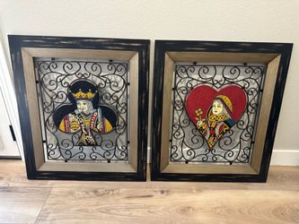 Poker Wall Art Picture - ace, king, queen, jack