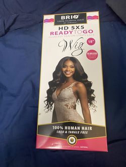 BRIO Lace Human Hair Wig 18”