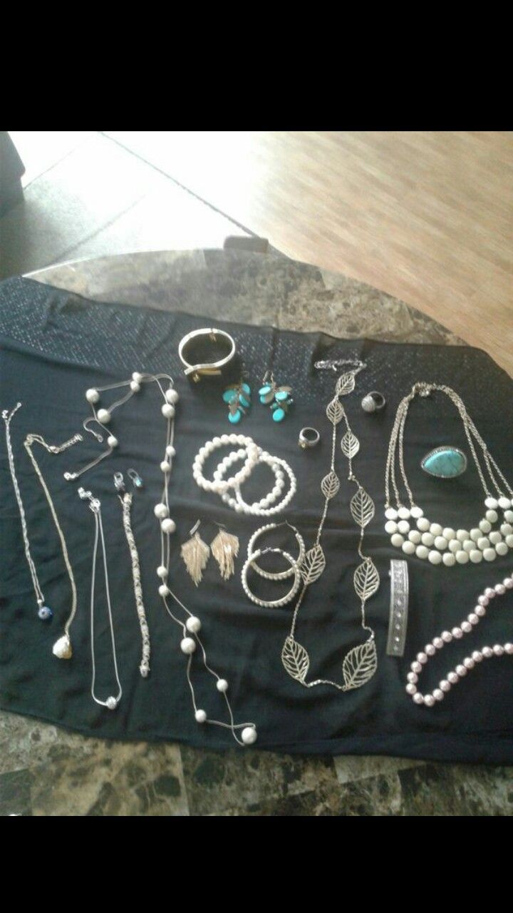 necklace and earings and ring