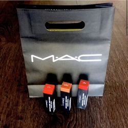 MAC Matte Finish Lipsticks