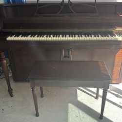 Upright piano $150