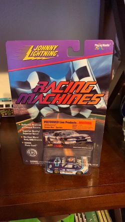 Die Johnny Lightning 1/64 Racing Machines Ford Mustang