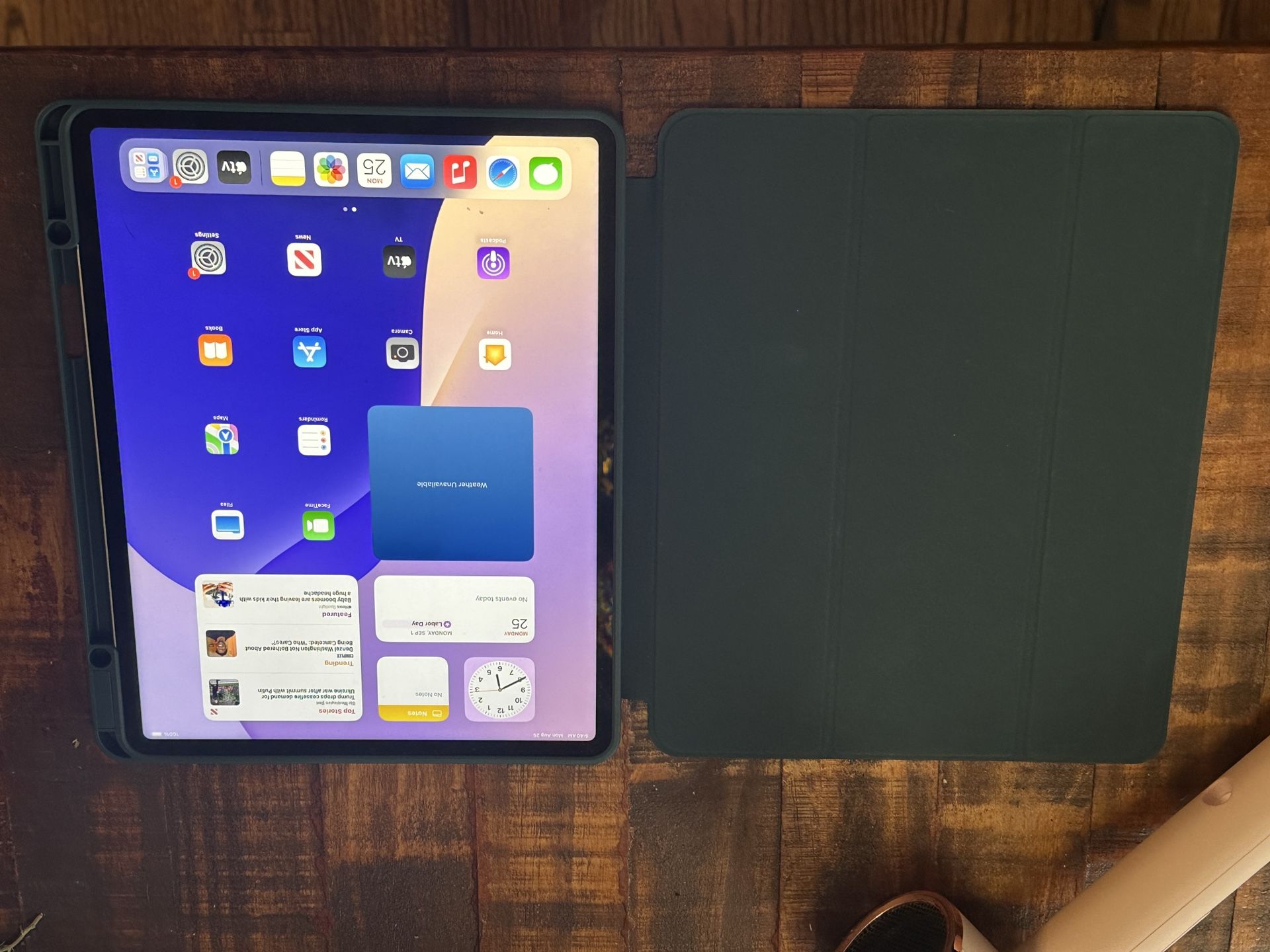 iPad Pro 12.9” 6th Gen Wi-Fi 256GB + Case (Apple Pencil Holder)