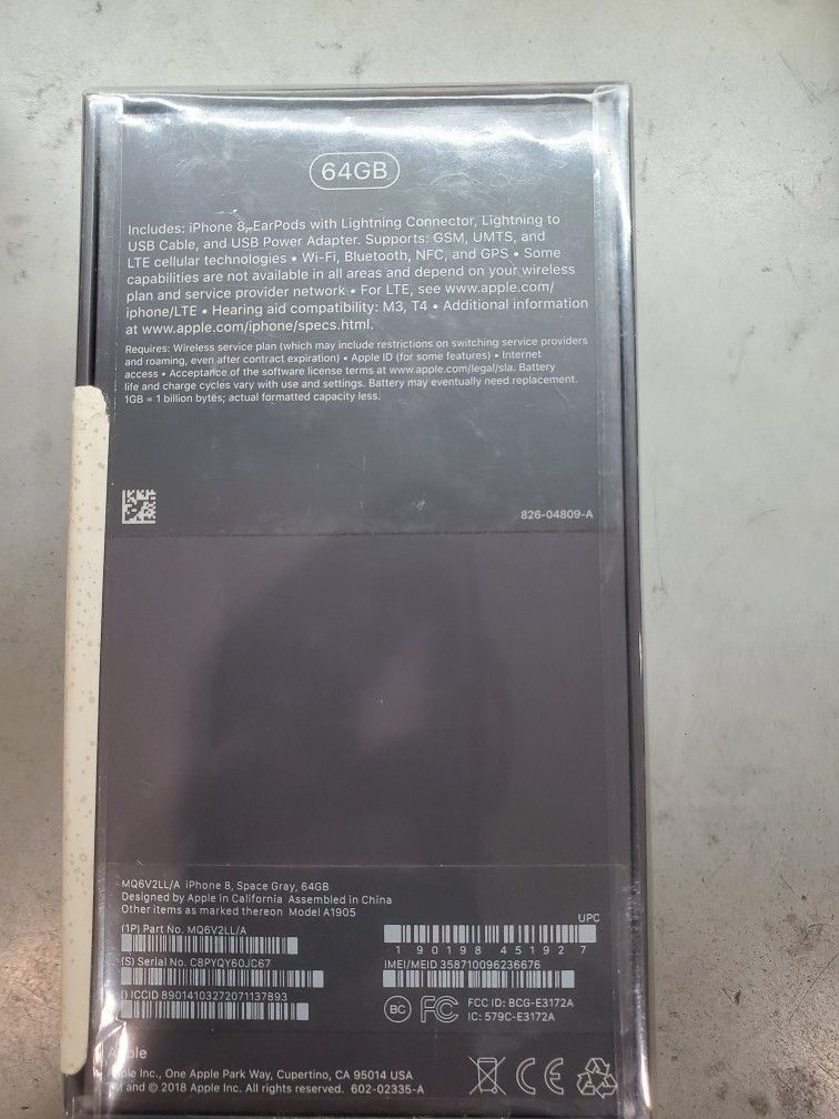 IPhone 8 64gb. Tmobile, New