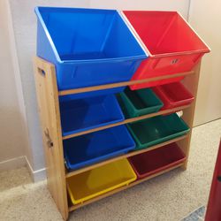 Colorful Cubies With Wooden Frame
