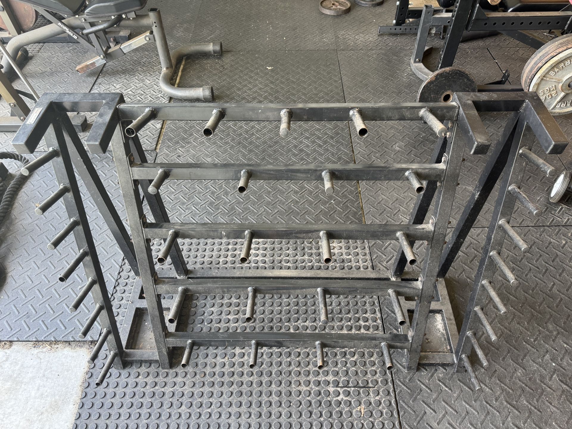 Weight And Accessories Rack