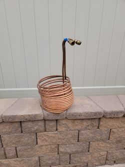 1/2" X 50' Copper Immersion Wort Chiller