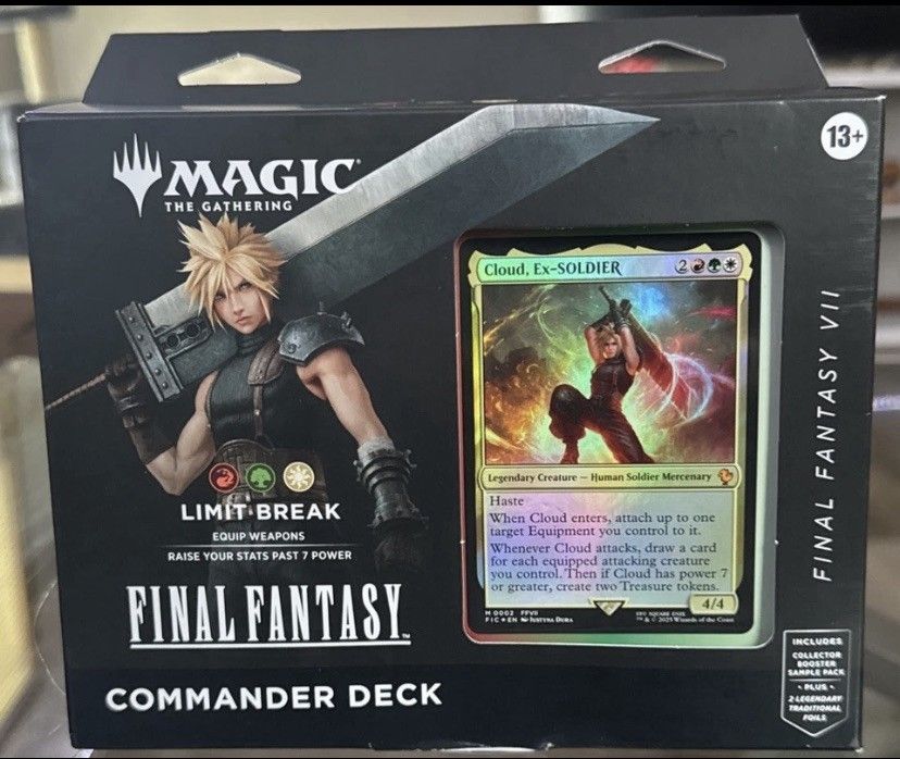 Magic The Gathering Final Fantasy VII 7 Commander Deck Limit Break