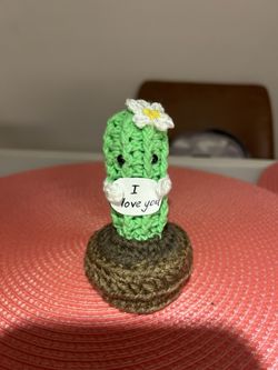 crochet cactus gift