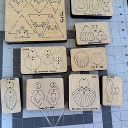 Earring Making D*e Lot For Sizzix Machine 