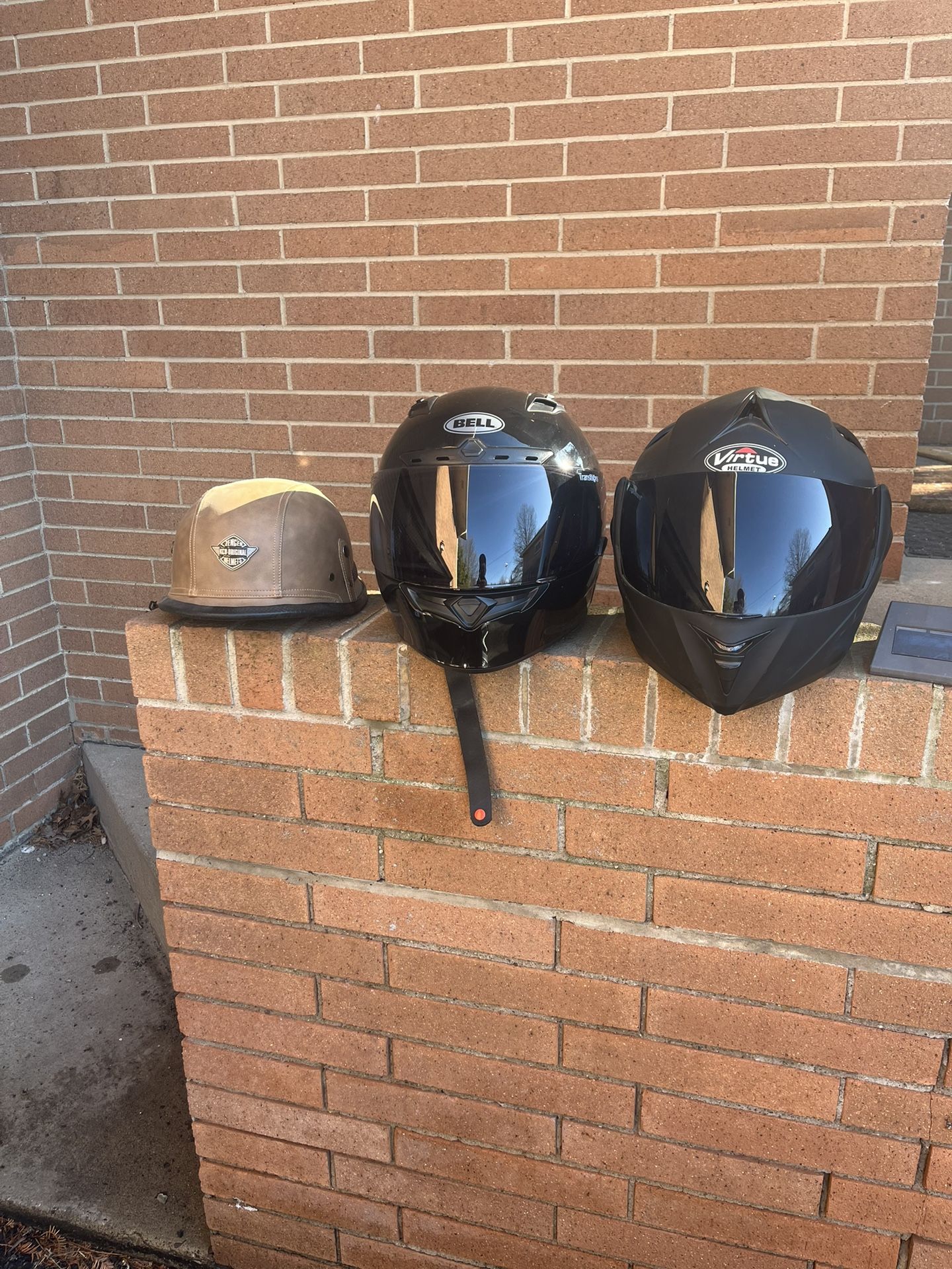 Three New Helmets For 125.00